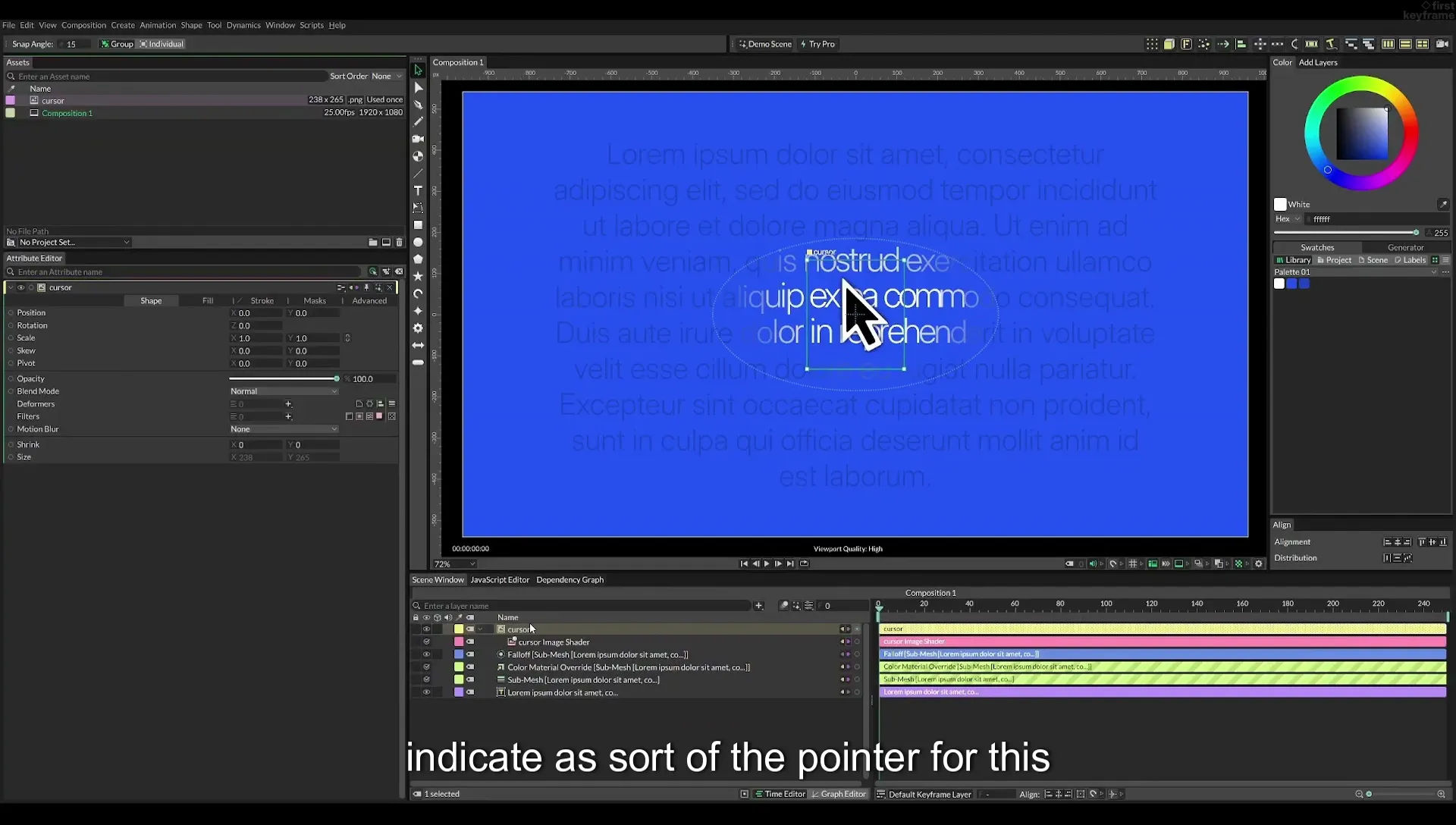 07 Highlight Any Text in Cavalry | Beginner Tutorial - Image 313