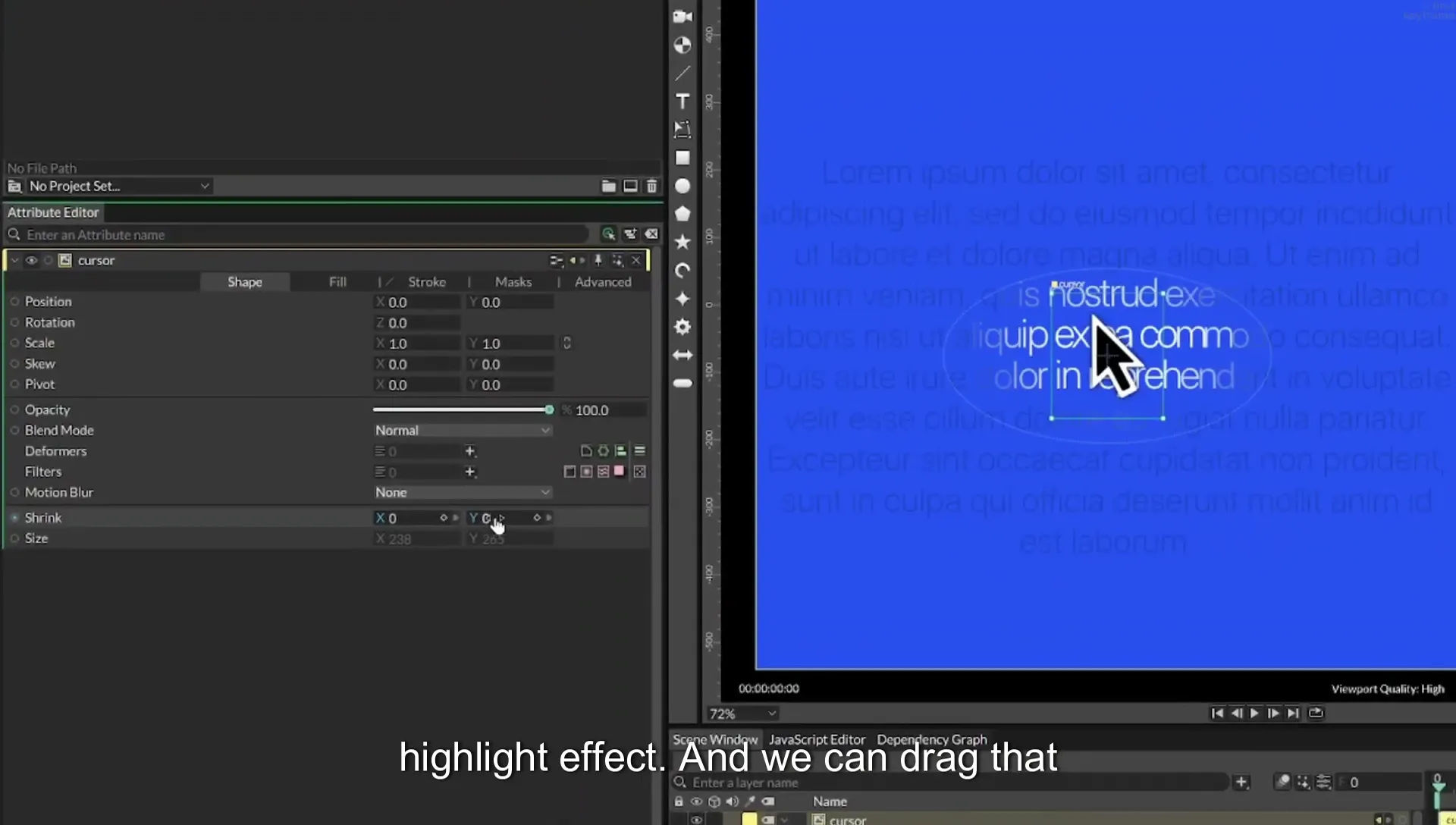 07 Highlight Any Text in Cavalry | Beginner Tutorial - Image 318