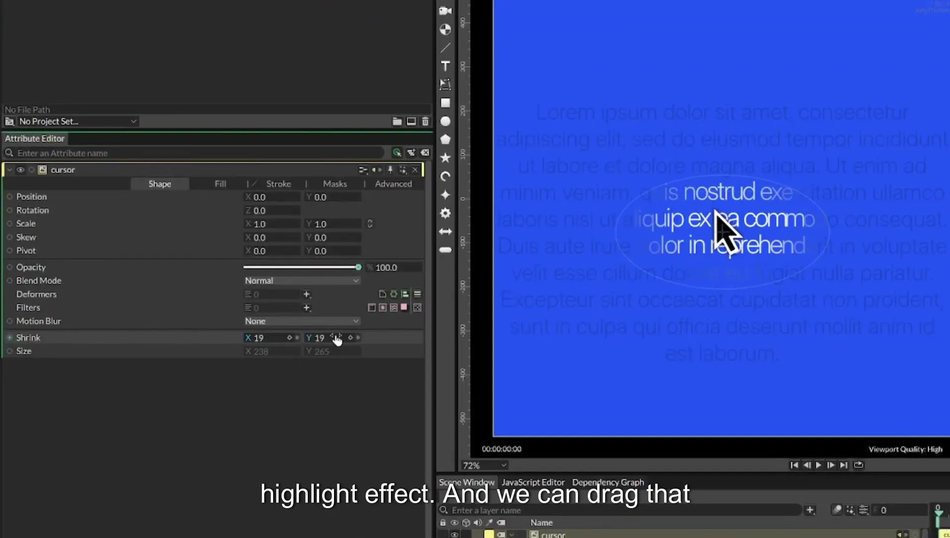 07 Highlight Any Text in Cavalry | Beginner Tutorial - Image 319
