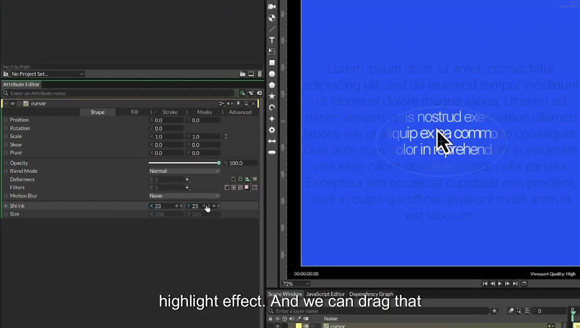 07 Highlight Any Text in Cavalry | Beginner Tutorial - Image 320