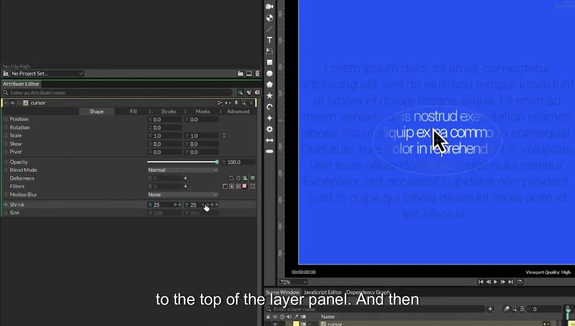 07 Highlight Any Text in Cavalry | Beginner Tutorial - Image 321