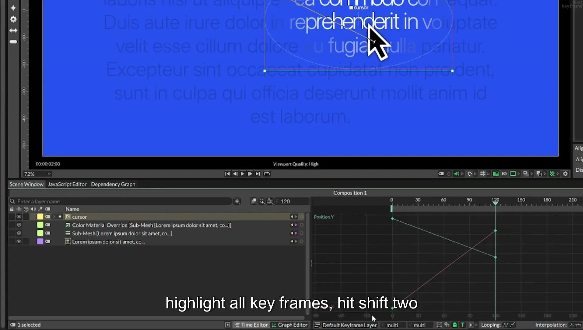 07 Highlight Any Text in Cavalry | Beginner Tutorial - Image 396