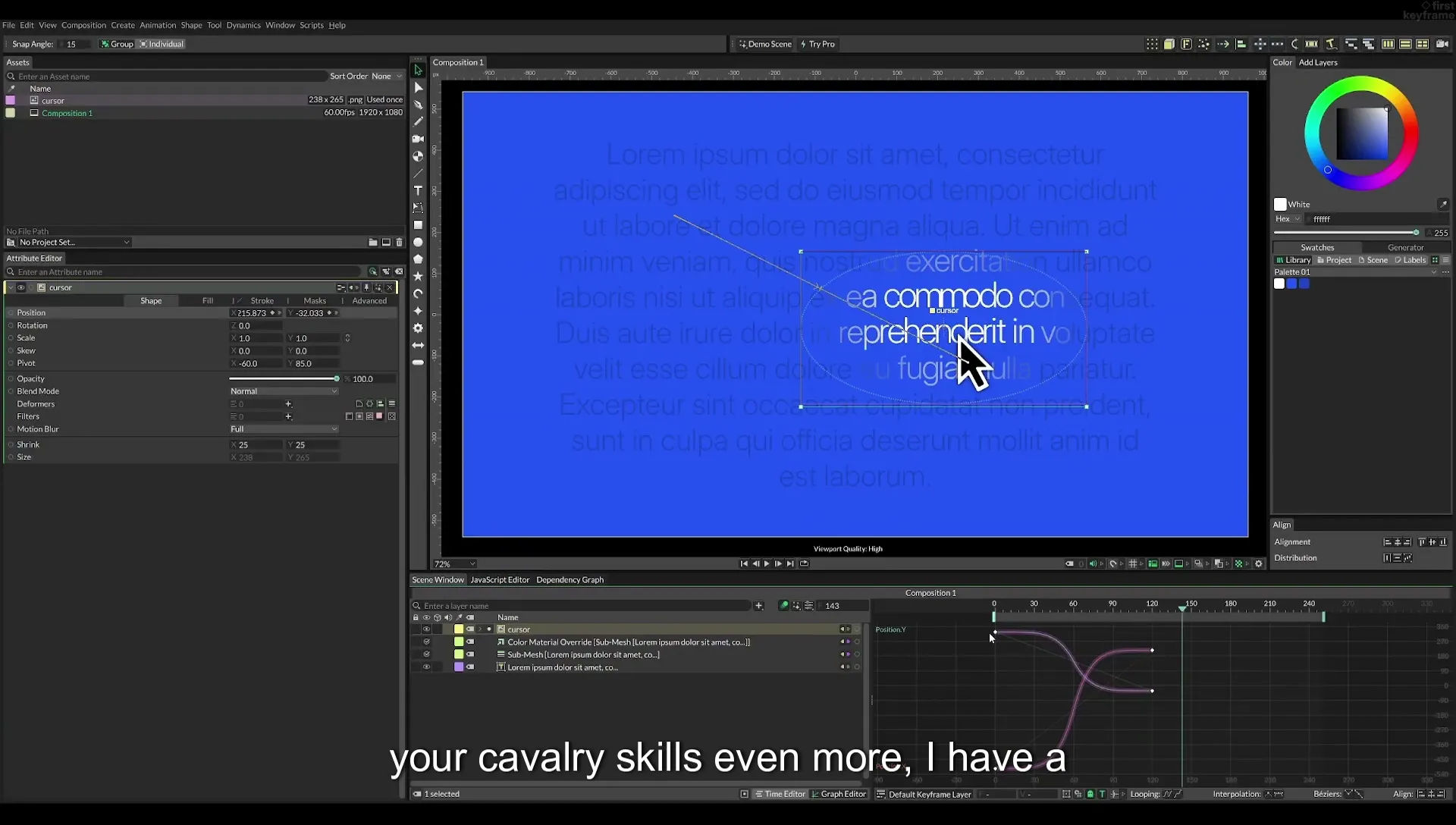 07 Highlight Any Text in Cavalry | Beginner Tutorial - Image 441