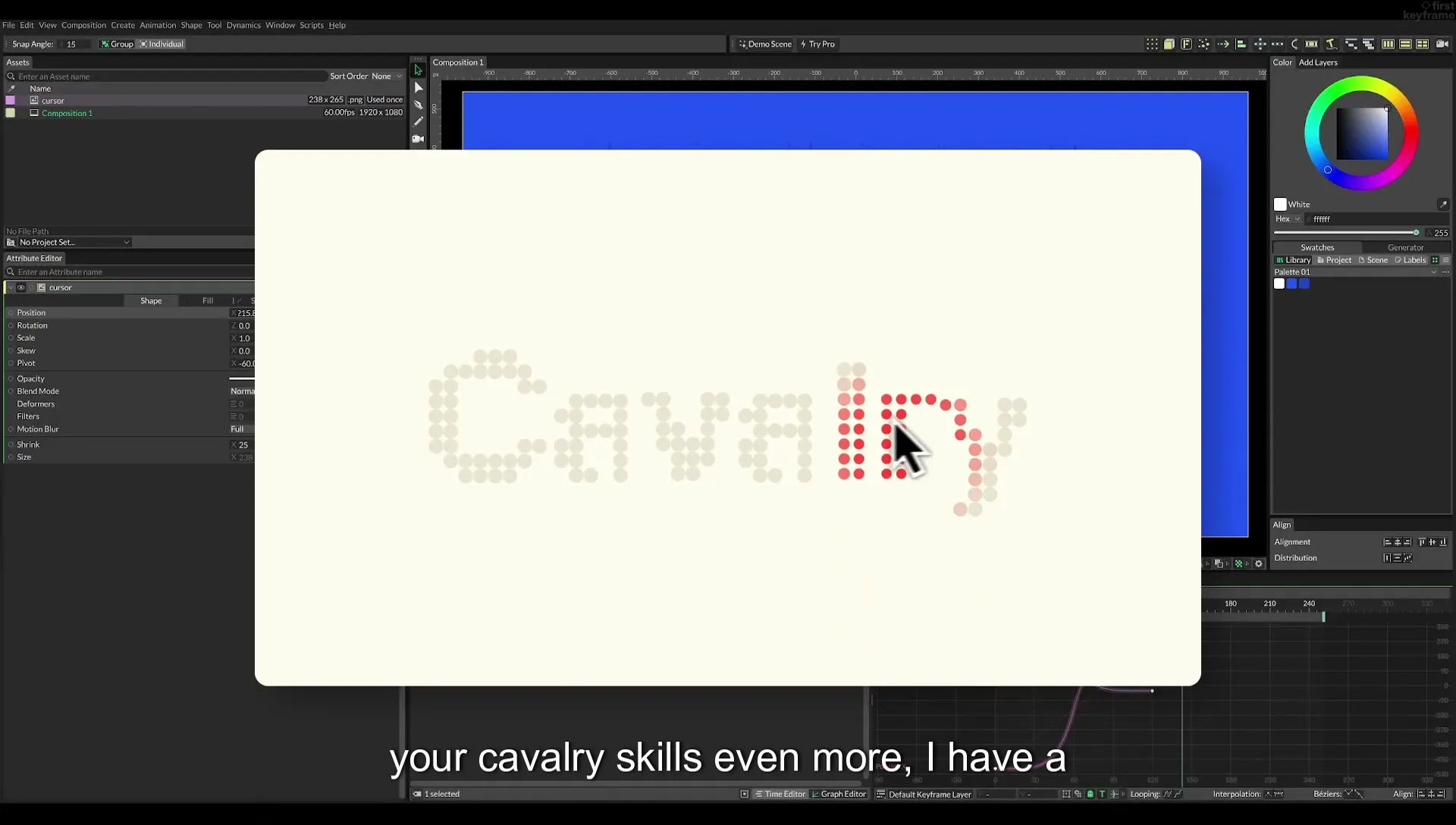 07 Highlight Any Text in Cavalry | Beginner Tutorial - Image 443