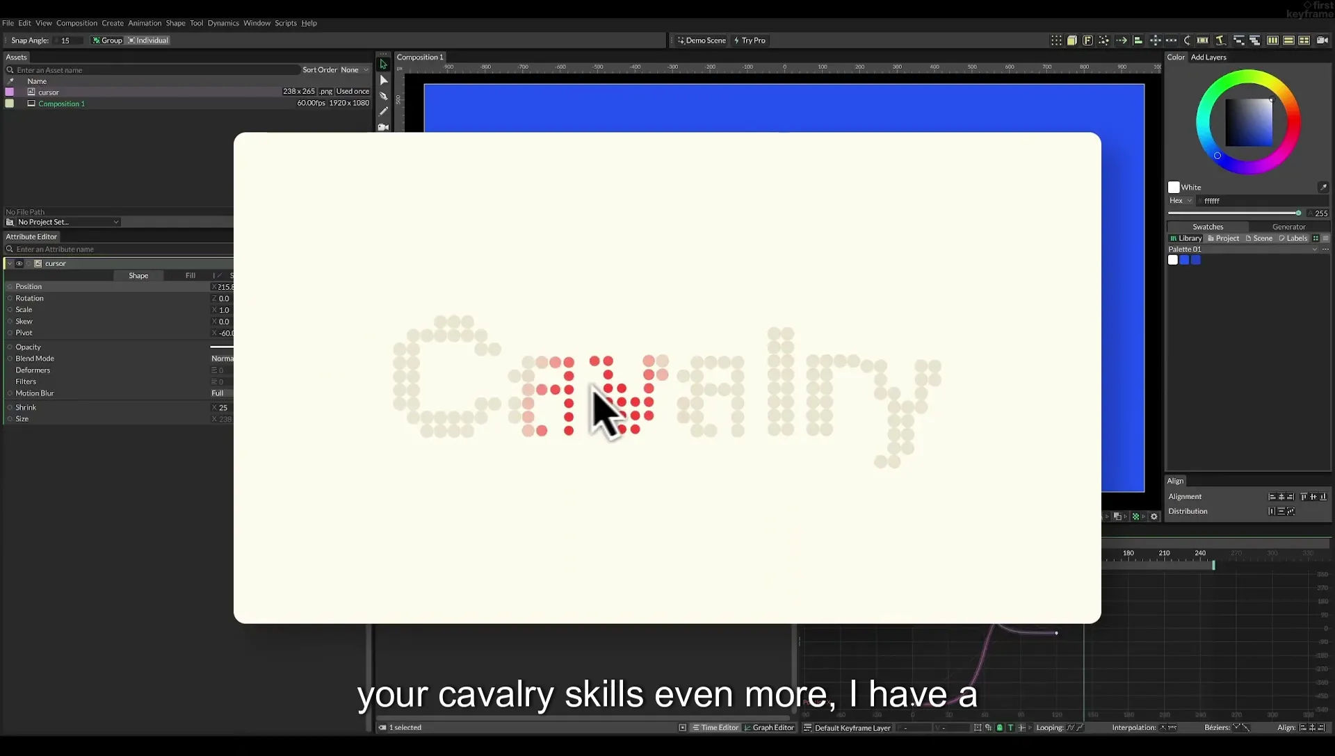 07 Highlight Any Text in Cavalry | Beginner Tutorial - Image 444