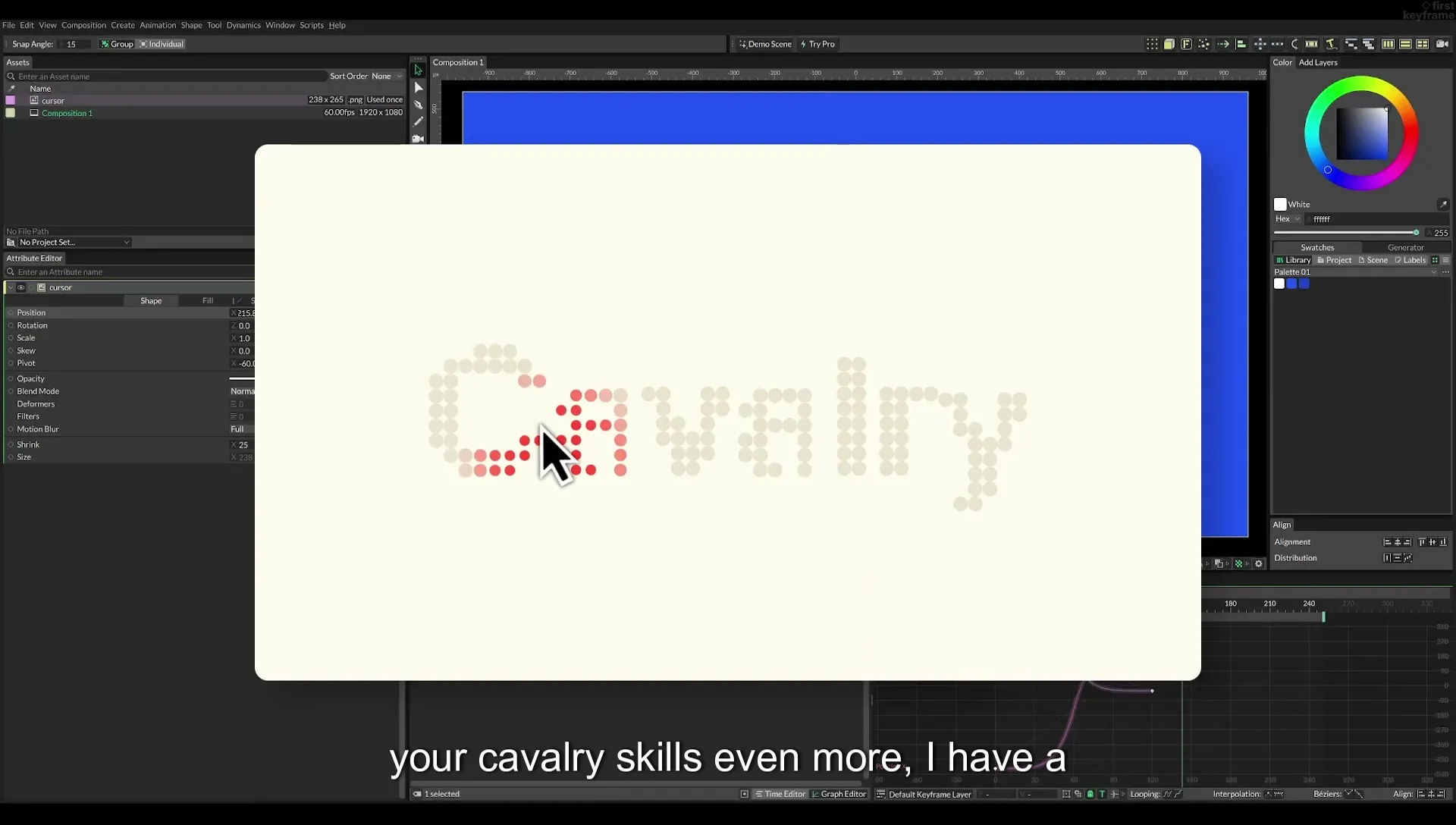 07 Highlight Any Text in Cavalry | Beginner Tutorial - Image 445