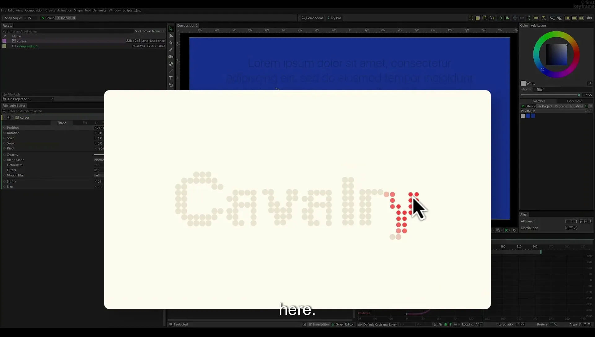 07 Highlight Any Text in Cavalry | Beginner Tutorial - Image 467