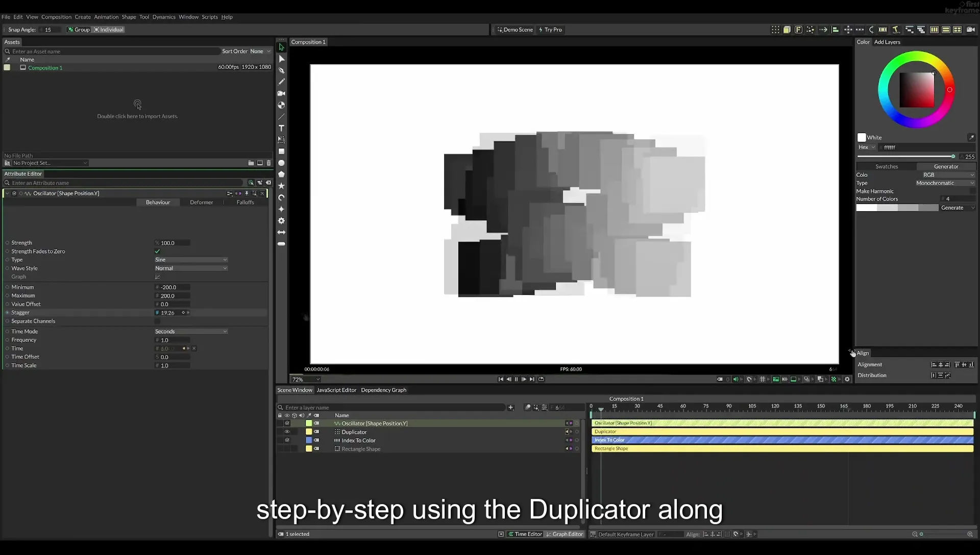 08 Staggered Duplicates | Cavalry App Tutorial - Image 21
