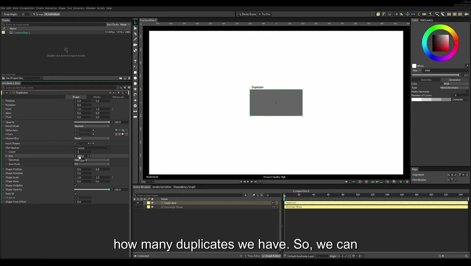 08 Staggered Duplicates | Cavalry App Tutorial - Image 91