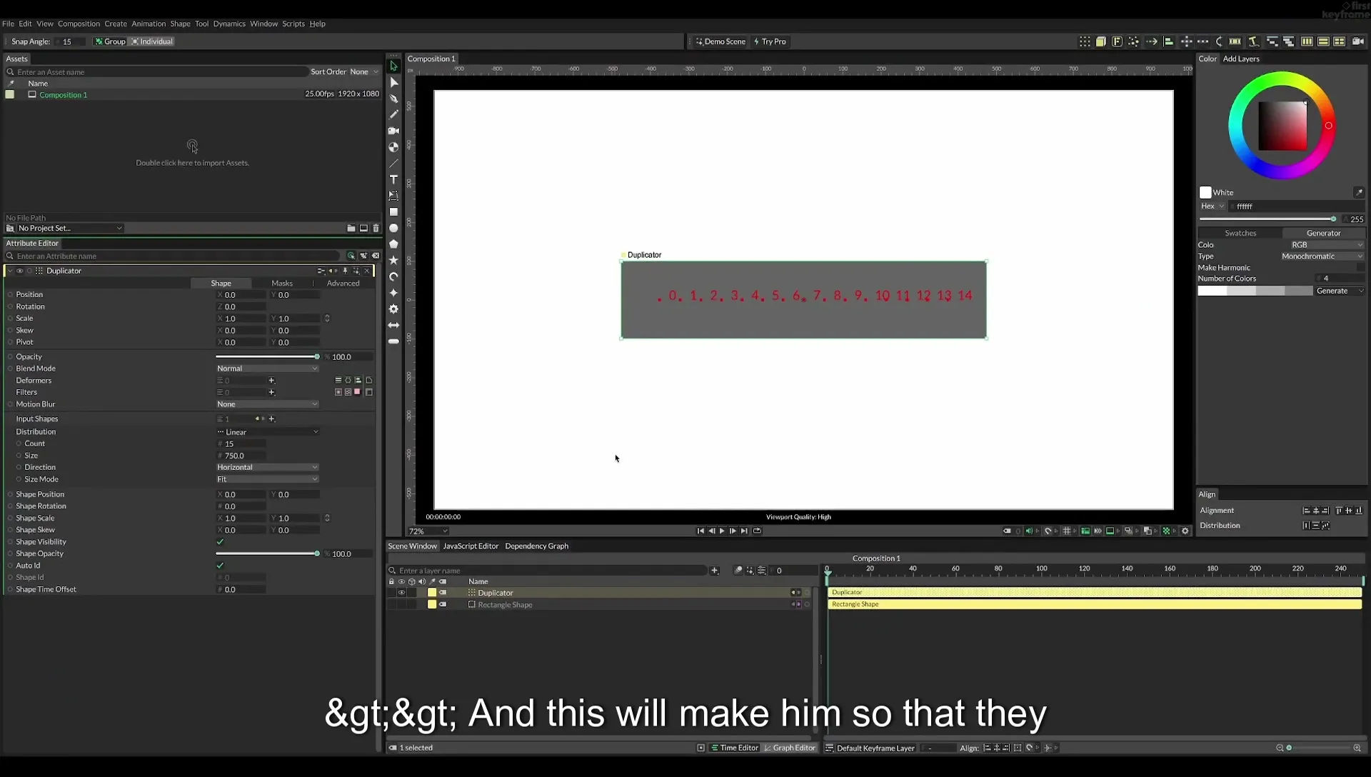 08 Staggered Duplicates | Cavalry App Tutorial - Image 129