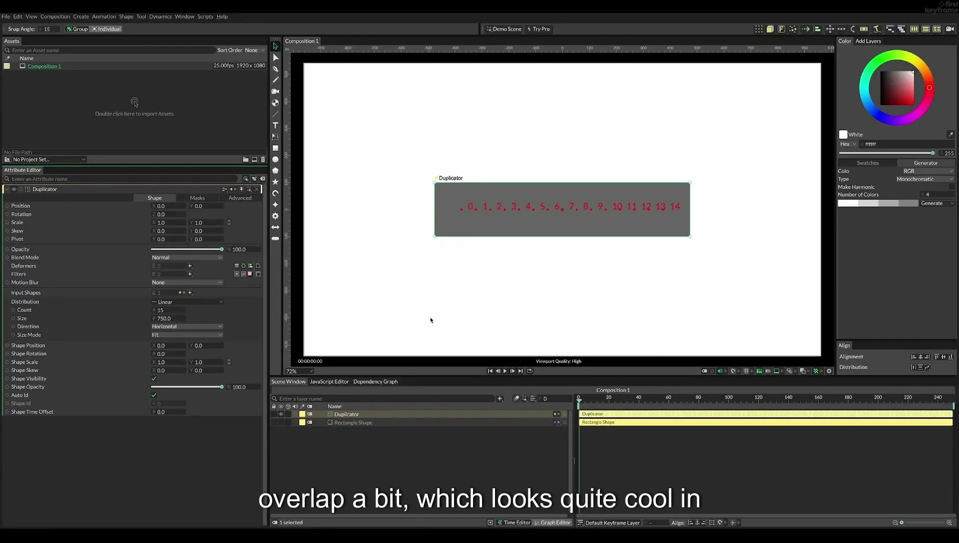 08 Staggered Duplicates | Cavalry App Tutorial - Image 130