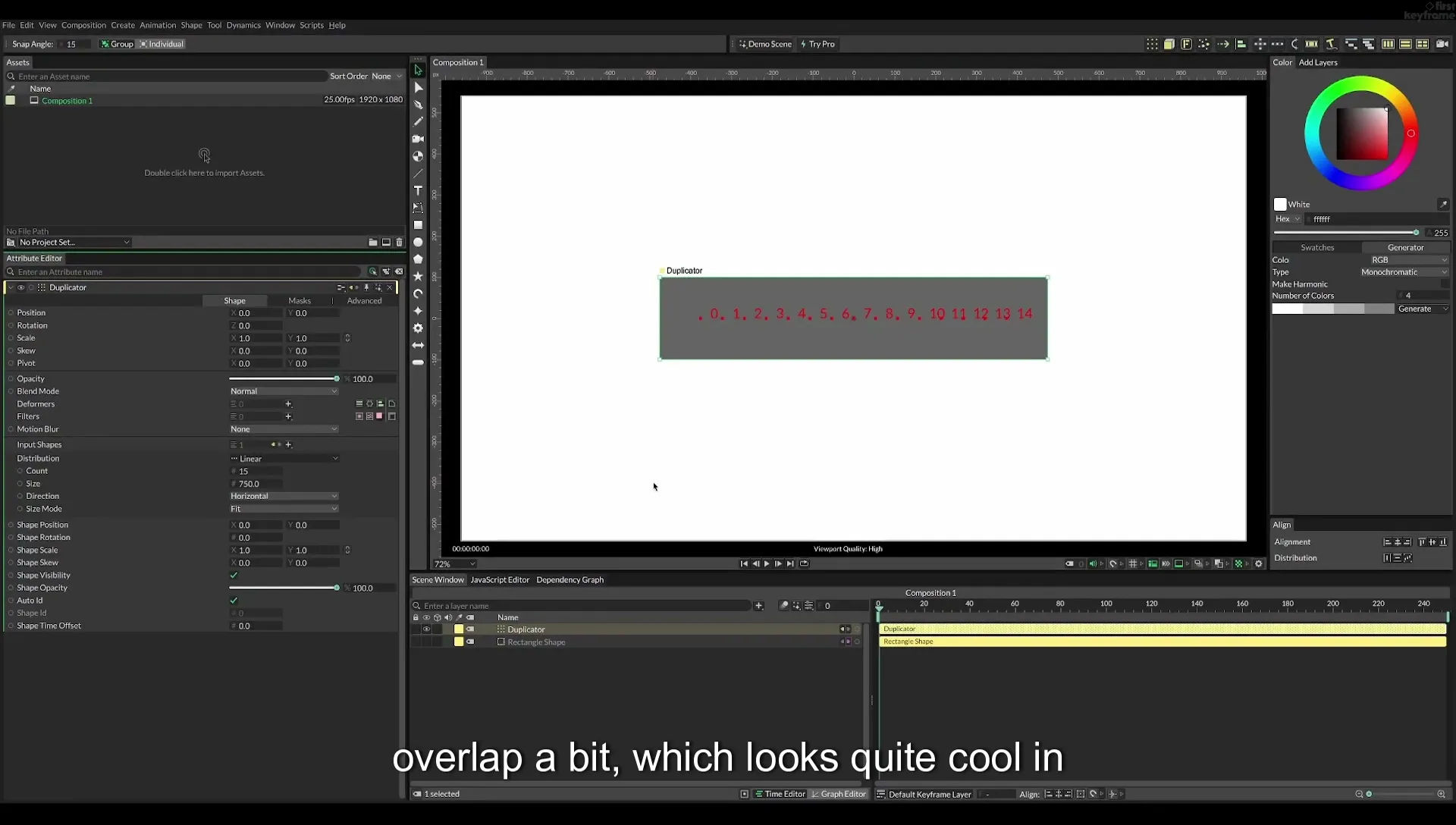 08 Staggered Duplicates | Cavalry App Tutorial - Image 131