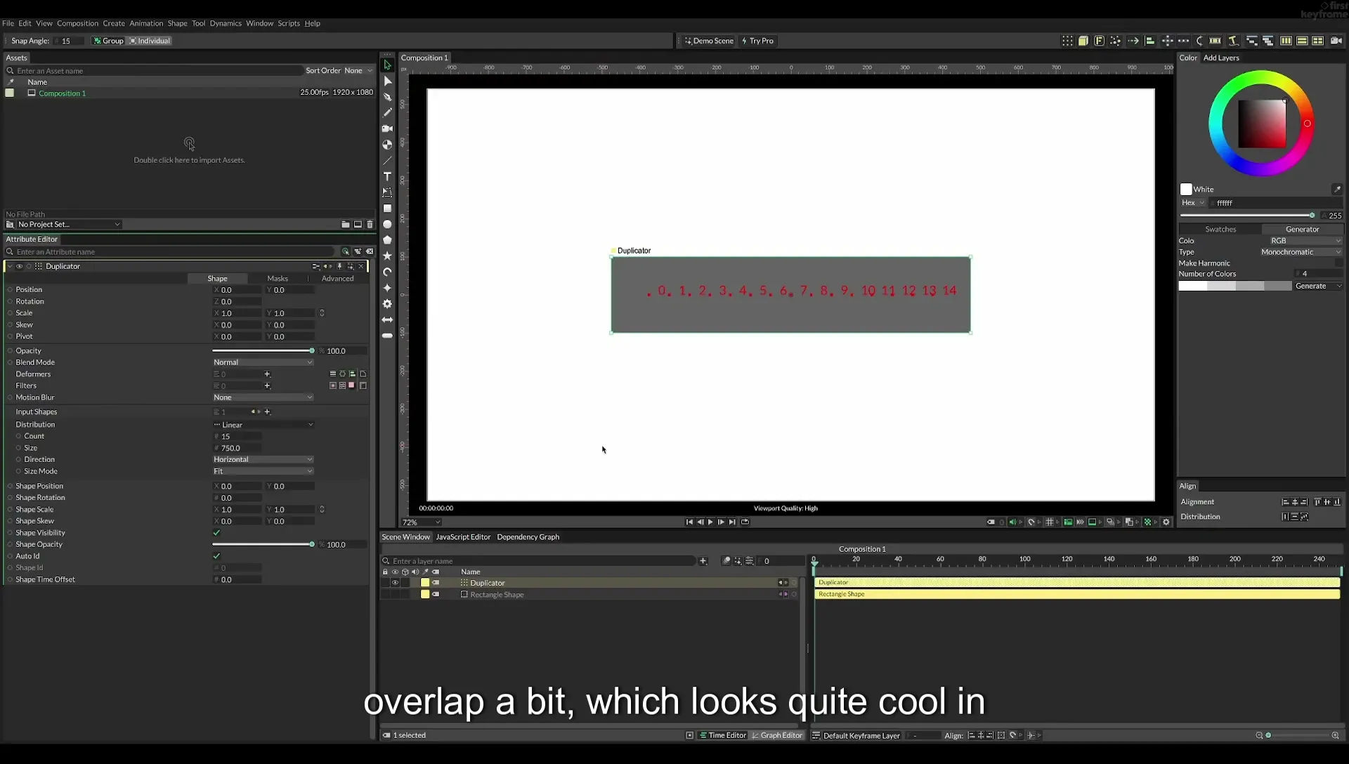 08 Staggered Duplicates | Cavalry App Tutorial - Image 134