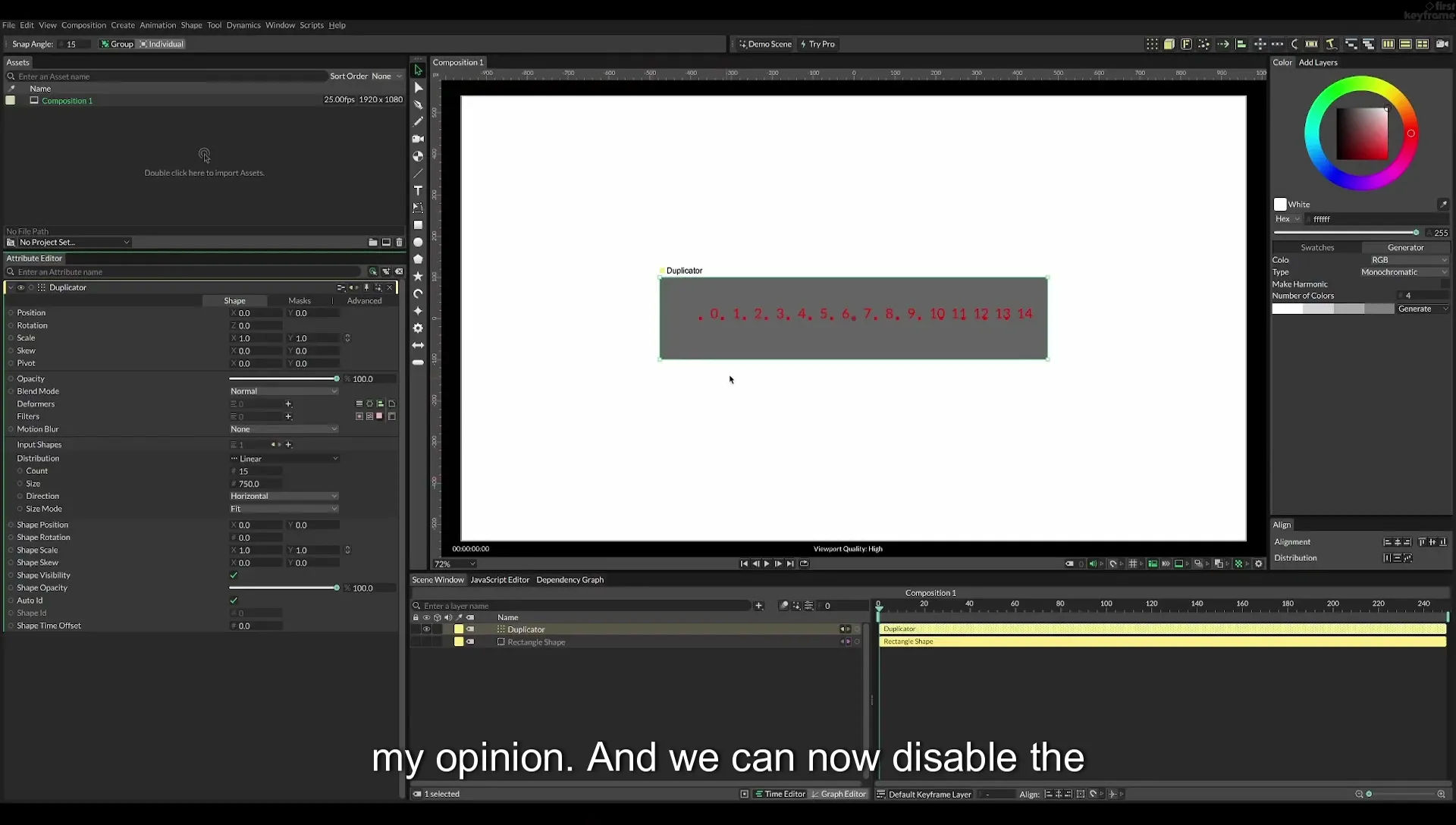 08 Staggered Duplicates | Cavalry App Tutorial - Image 135