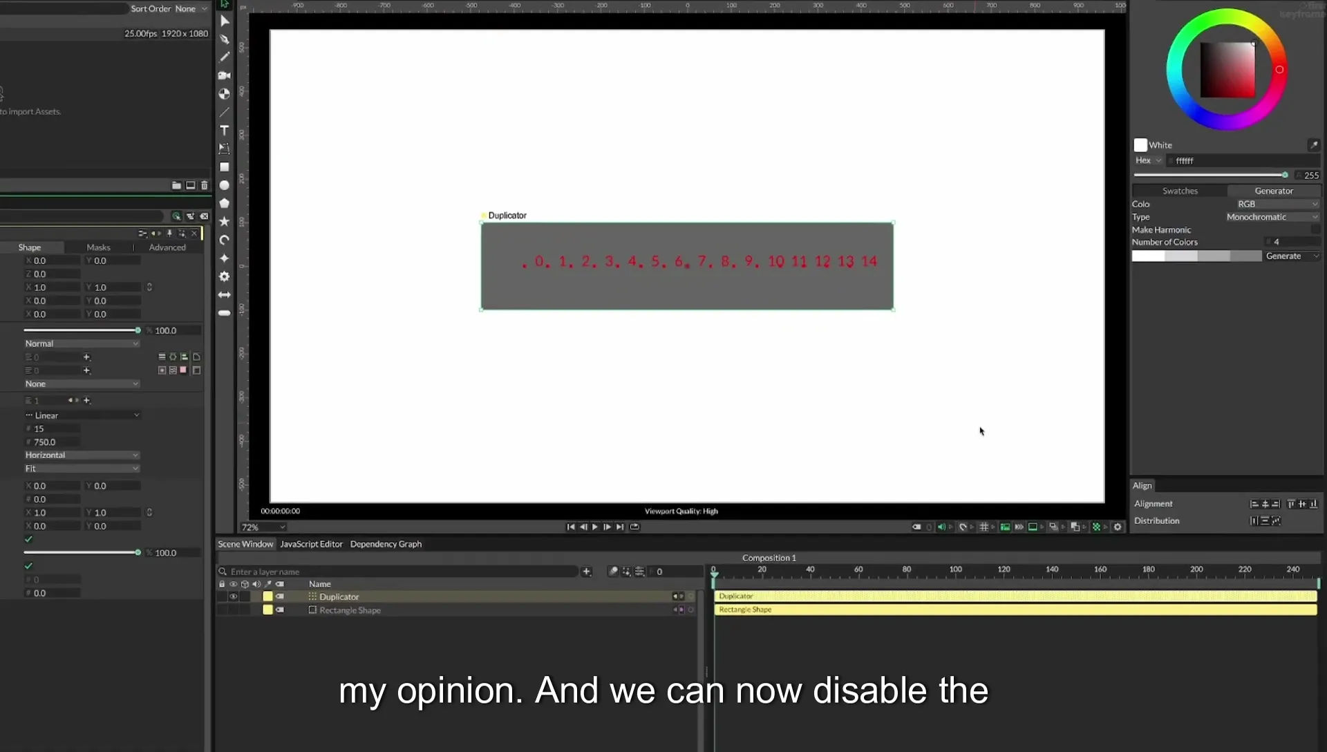 08 Staggered Duplicates | Cavalry App Tutorial - Image 136