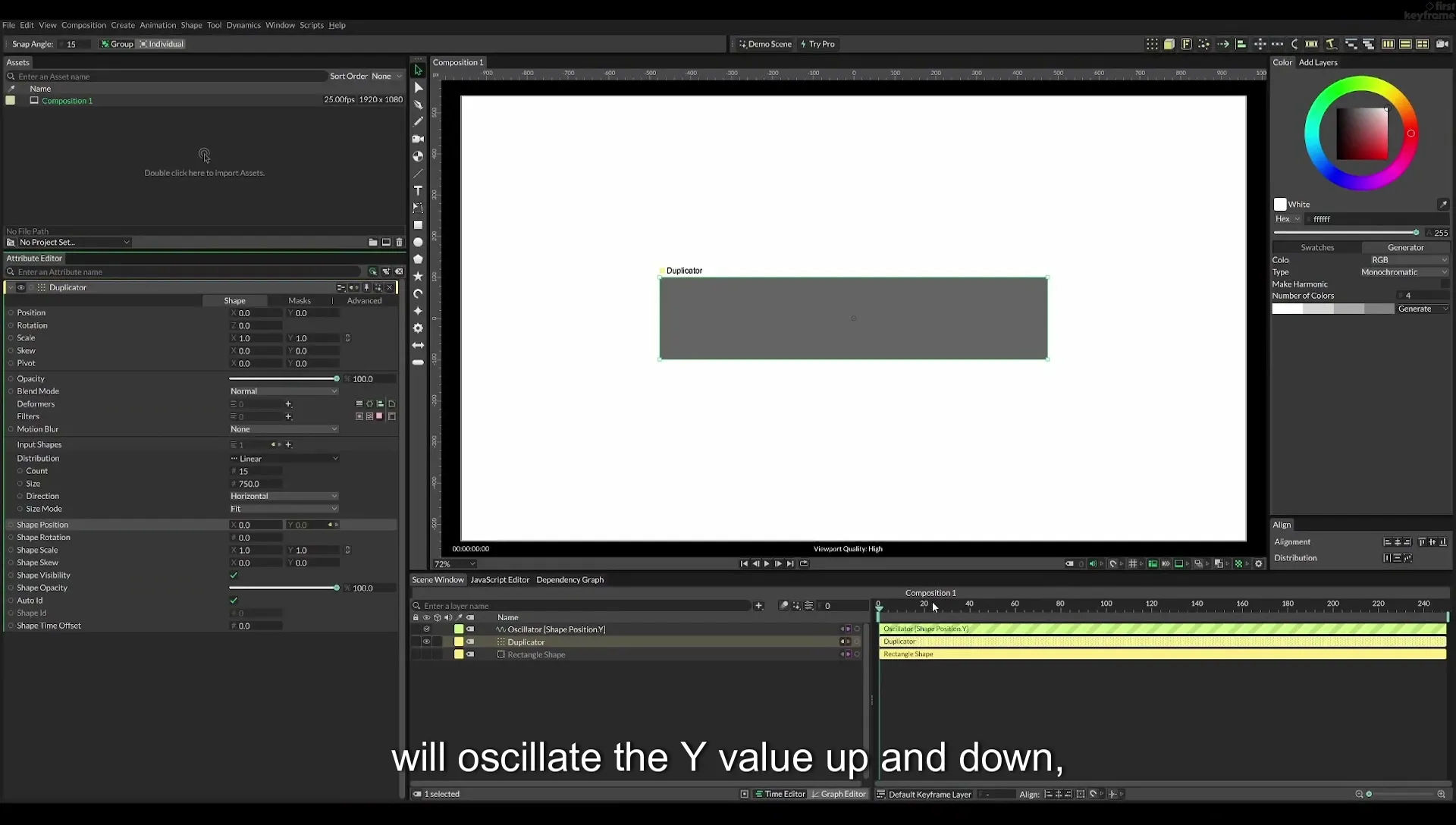 08 Staggered Duplicates | Cavalry App Tutorial - Image 179