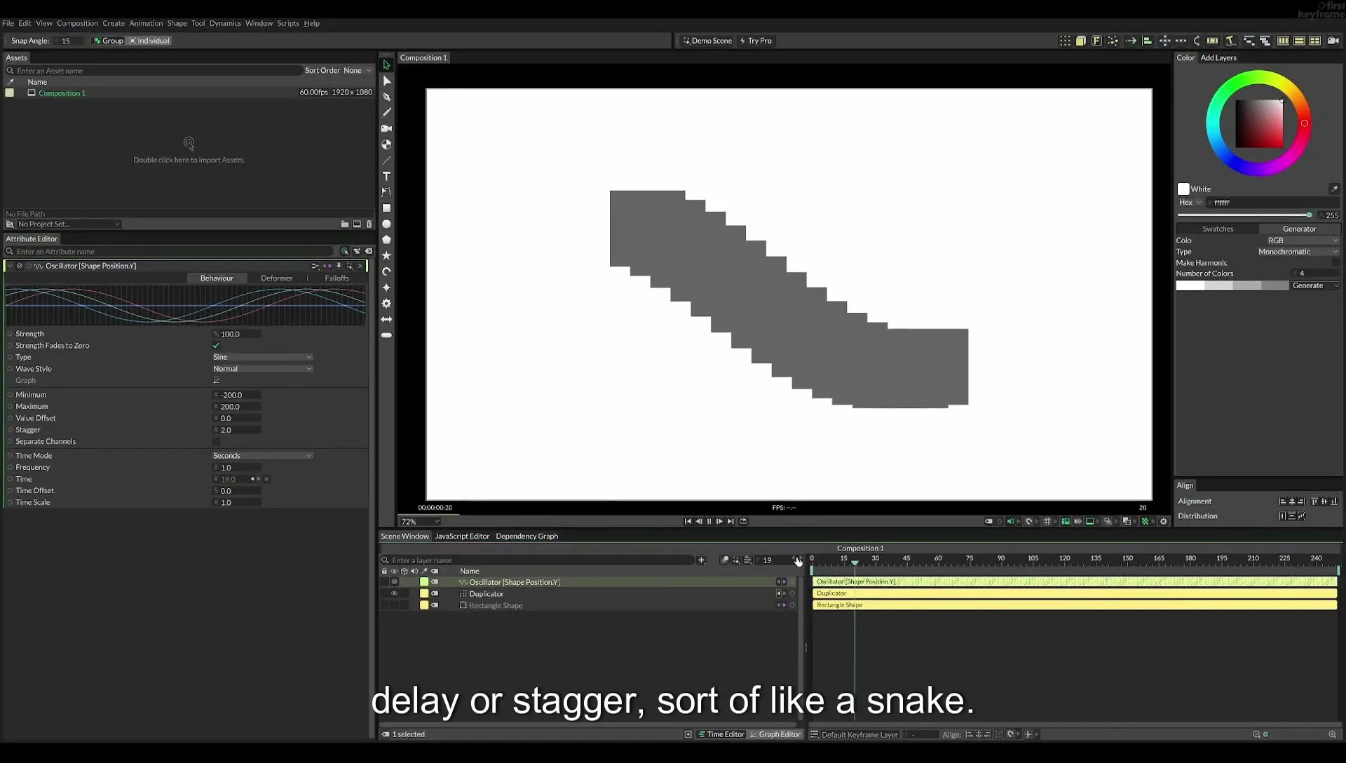 08 Staggered Duplicates | Cavalry App Tutorial - Image 331