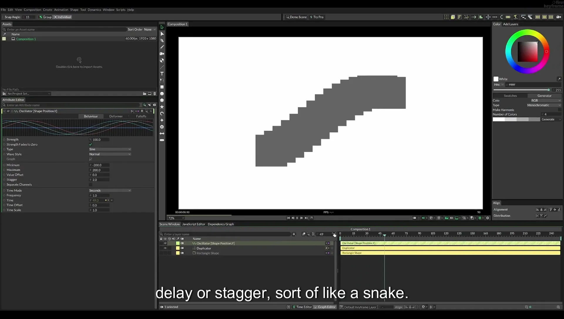 08 Staggered Duplicates | Cavalry App Tutorial - Image 332