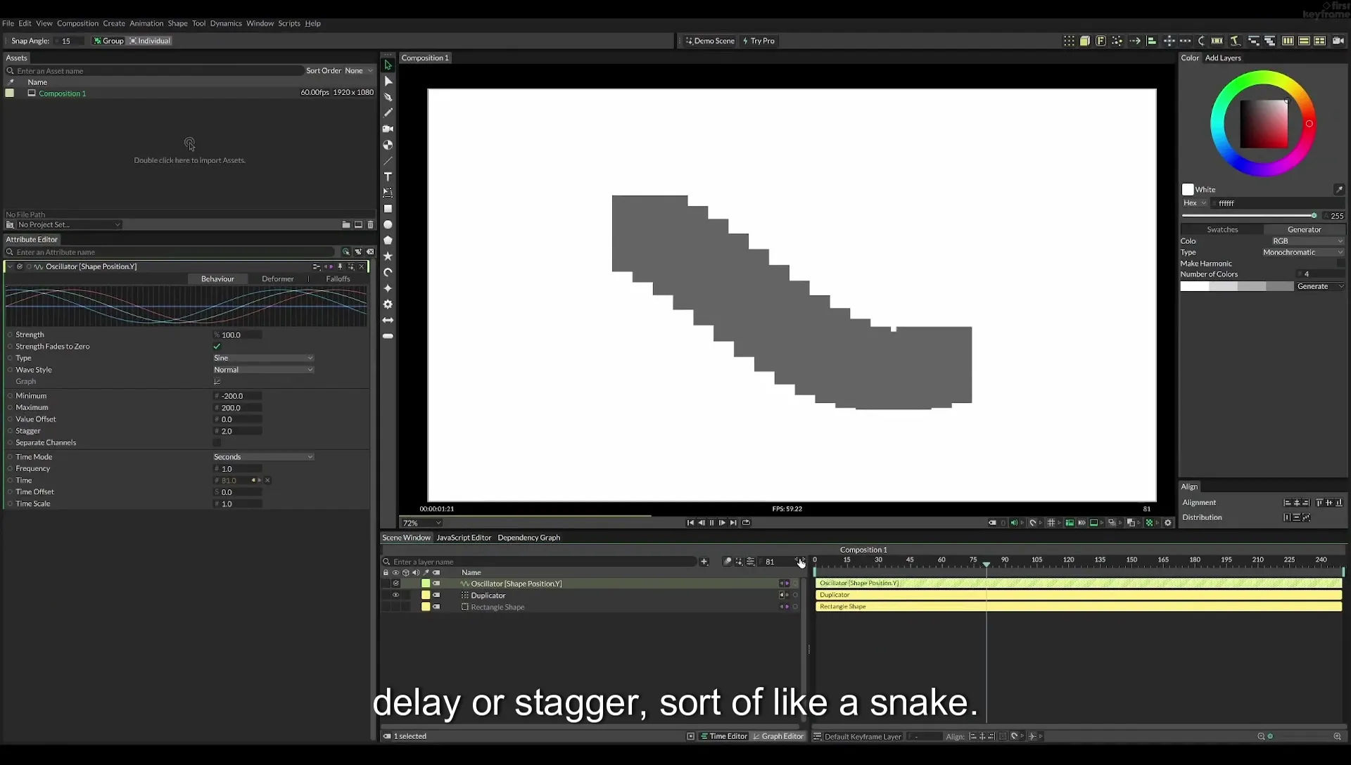 08 Staggered Duplicates | Cavalry App Tutorial - Image 333
