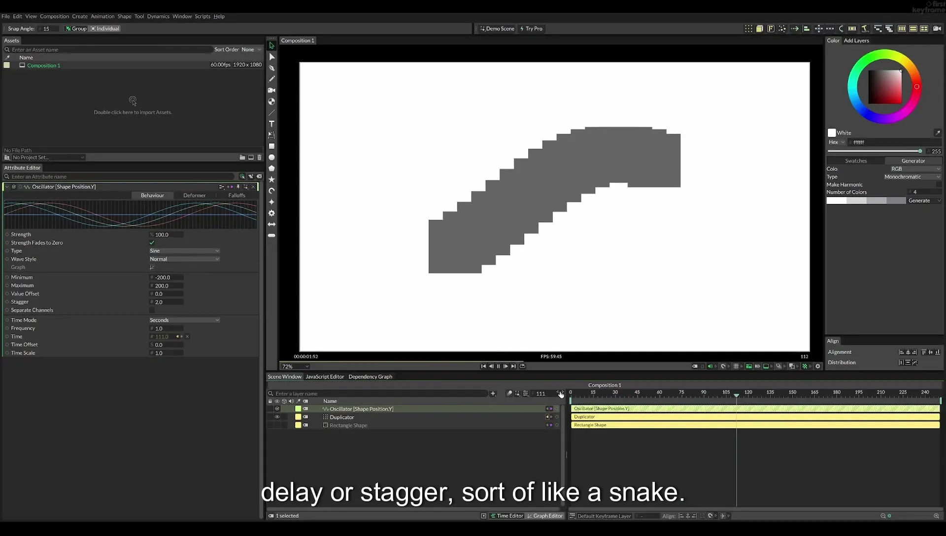 08 Staggered Duplicates | Cavalry App Tutorial - Image 334