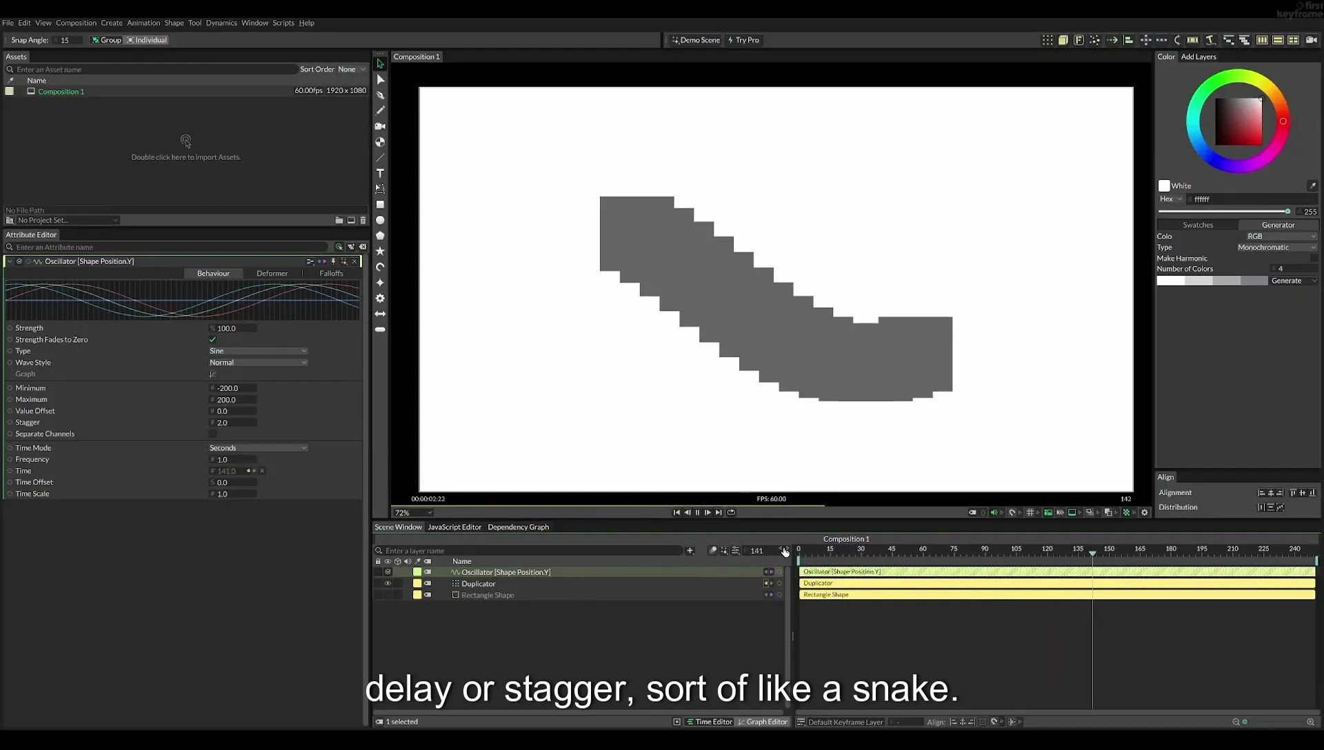 08 Staggered Duplicates | Cavalry App Tutorial - Image 335
