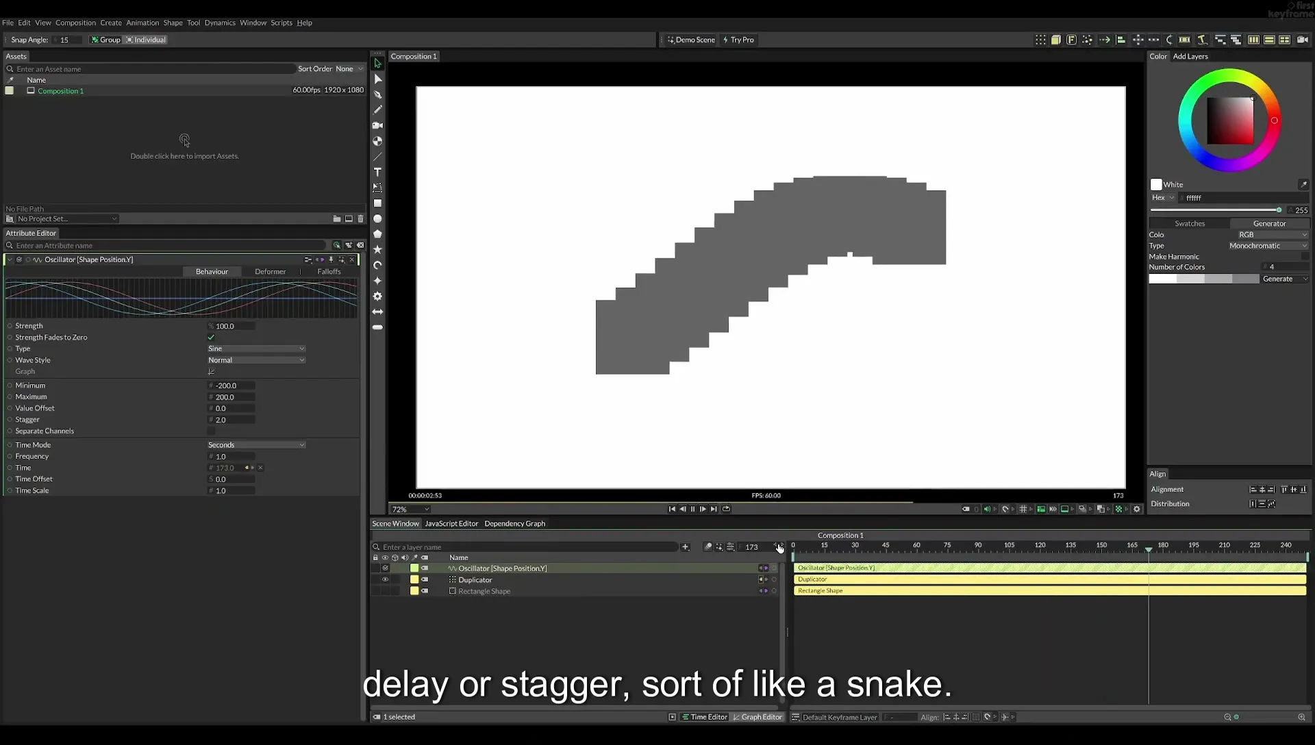 08 Staggered Duplicates | Cavalry App Tutorial - Image 336