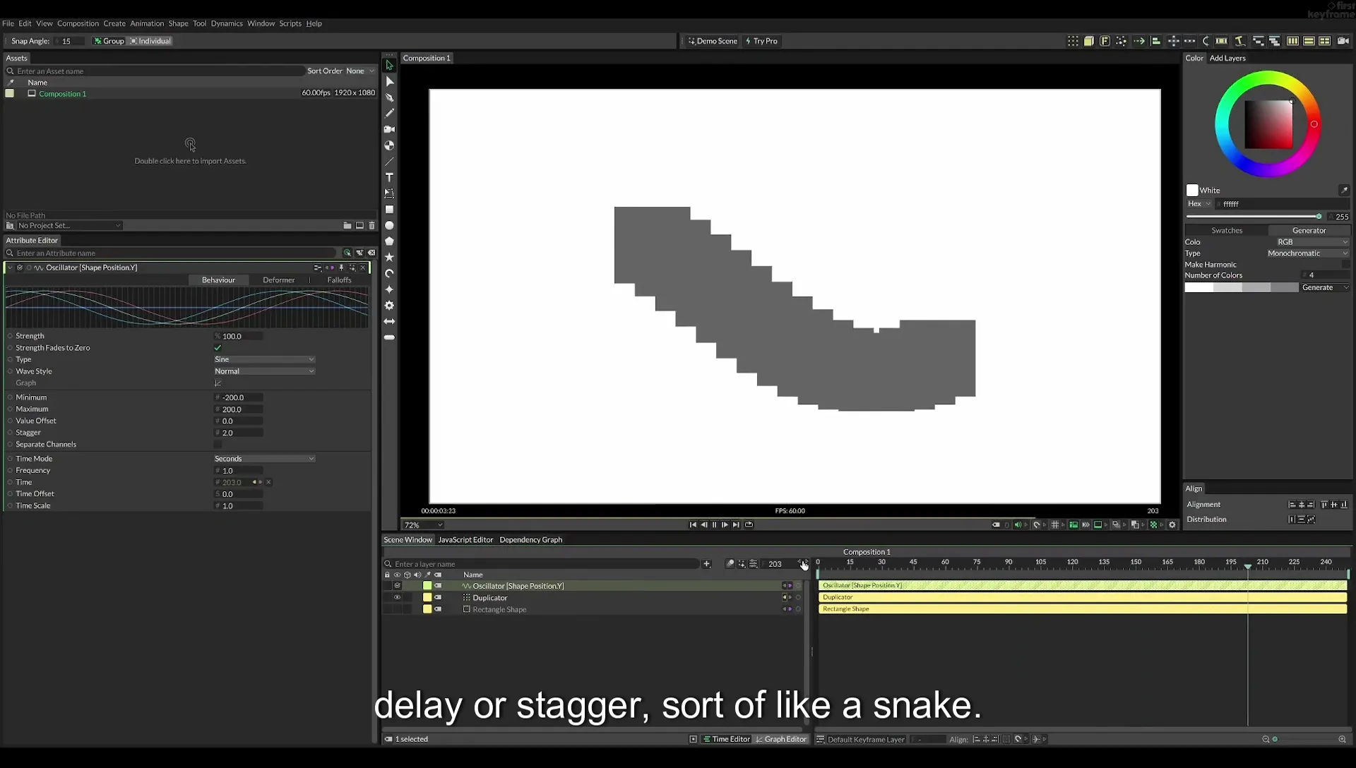 08 Staggered Duplicates | Cavalry App Tutorial - Image 337