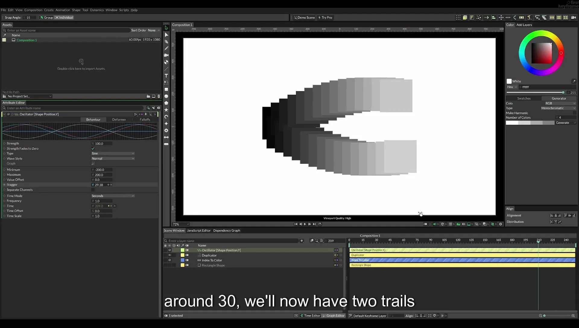 08 Staggered Duplicates | Cavalry App Tutorial - Image 557