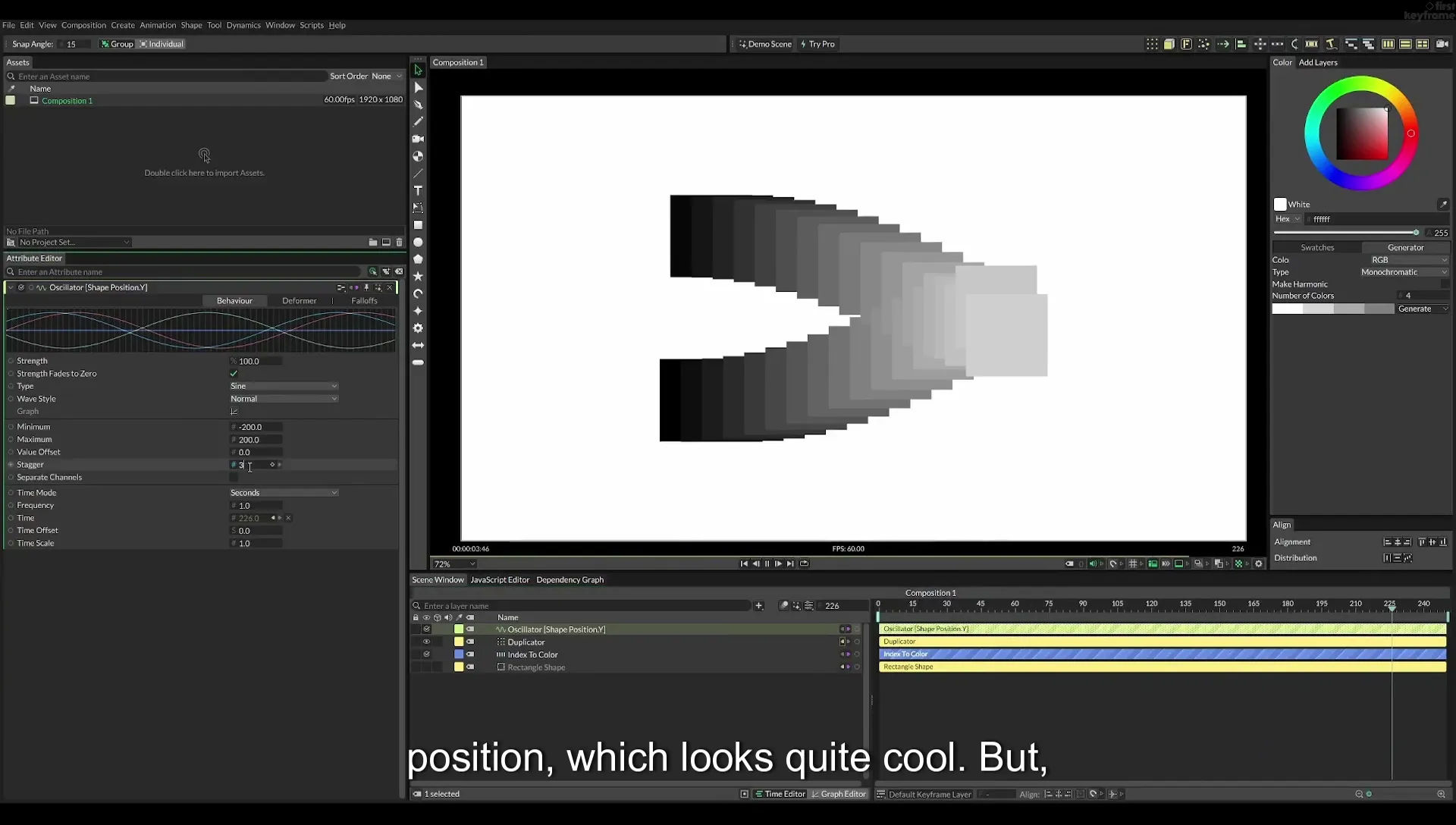 08 Staggered Duplicates | Cavalry App Tutorial - Image 567