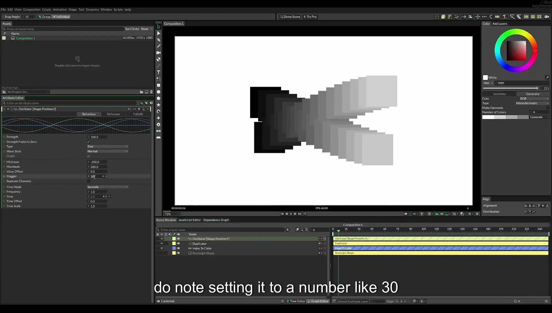 08 Staggered Duplicates | Cavalry App Tutorial - Image 568