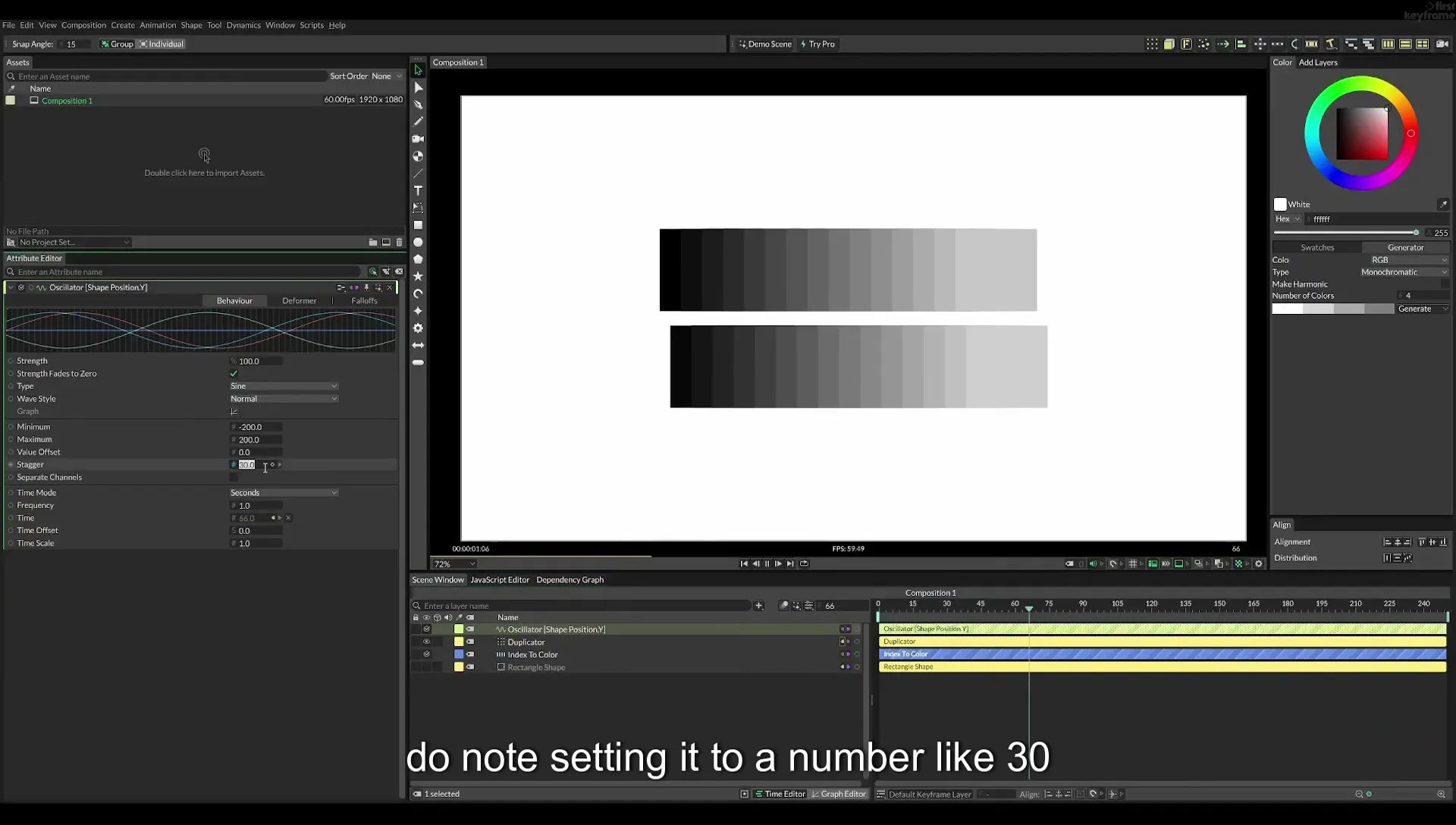 08 Staggered Duplicates | Cavalry App Tutorial - Image 570