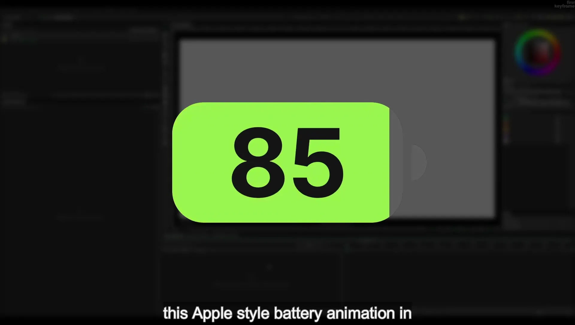 09 Animate a Battery using Masks in Cavalry App - Image 8