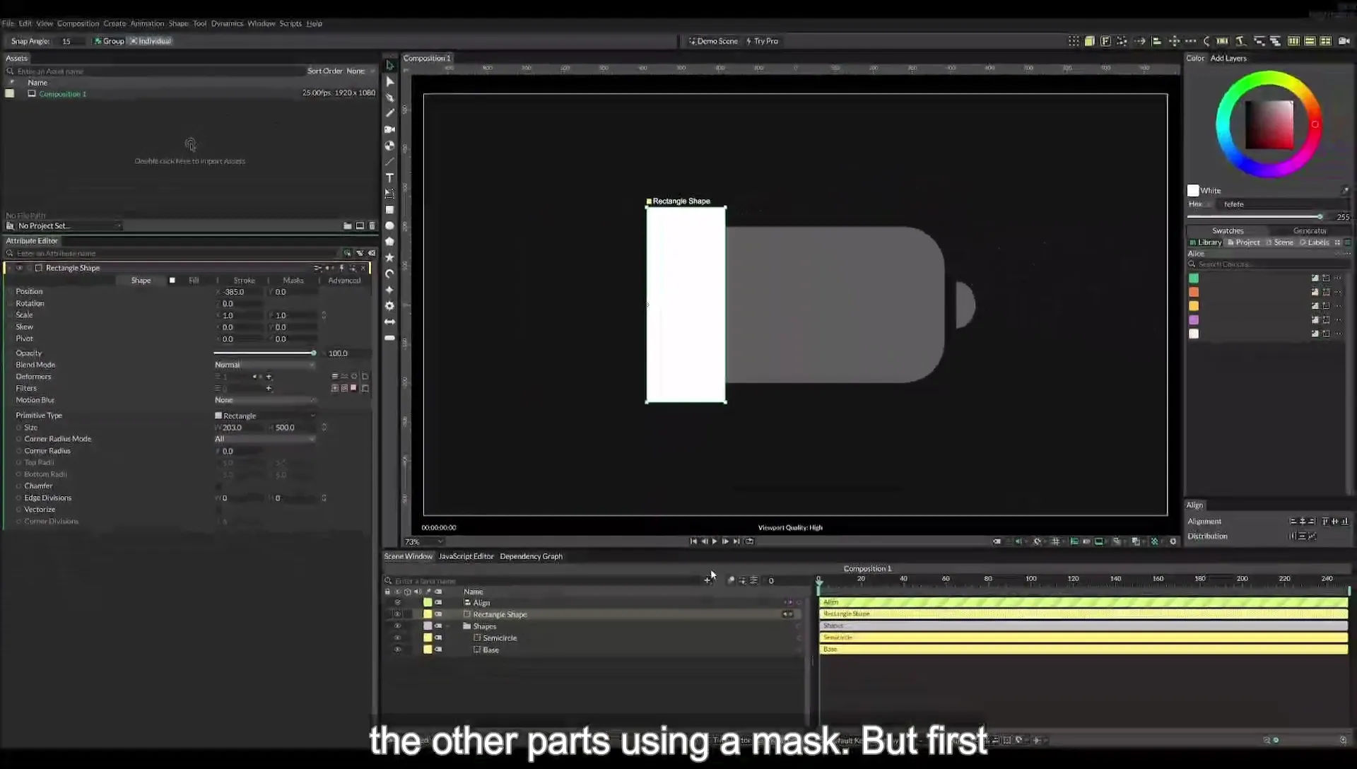 09 Animate a Battery using Masks in Cavalry App - Image 567