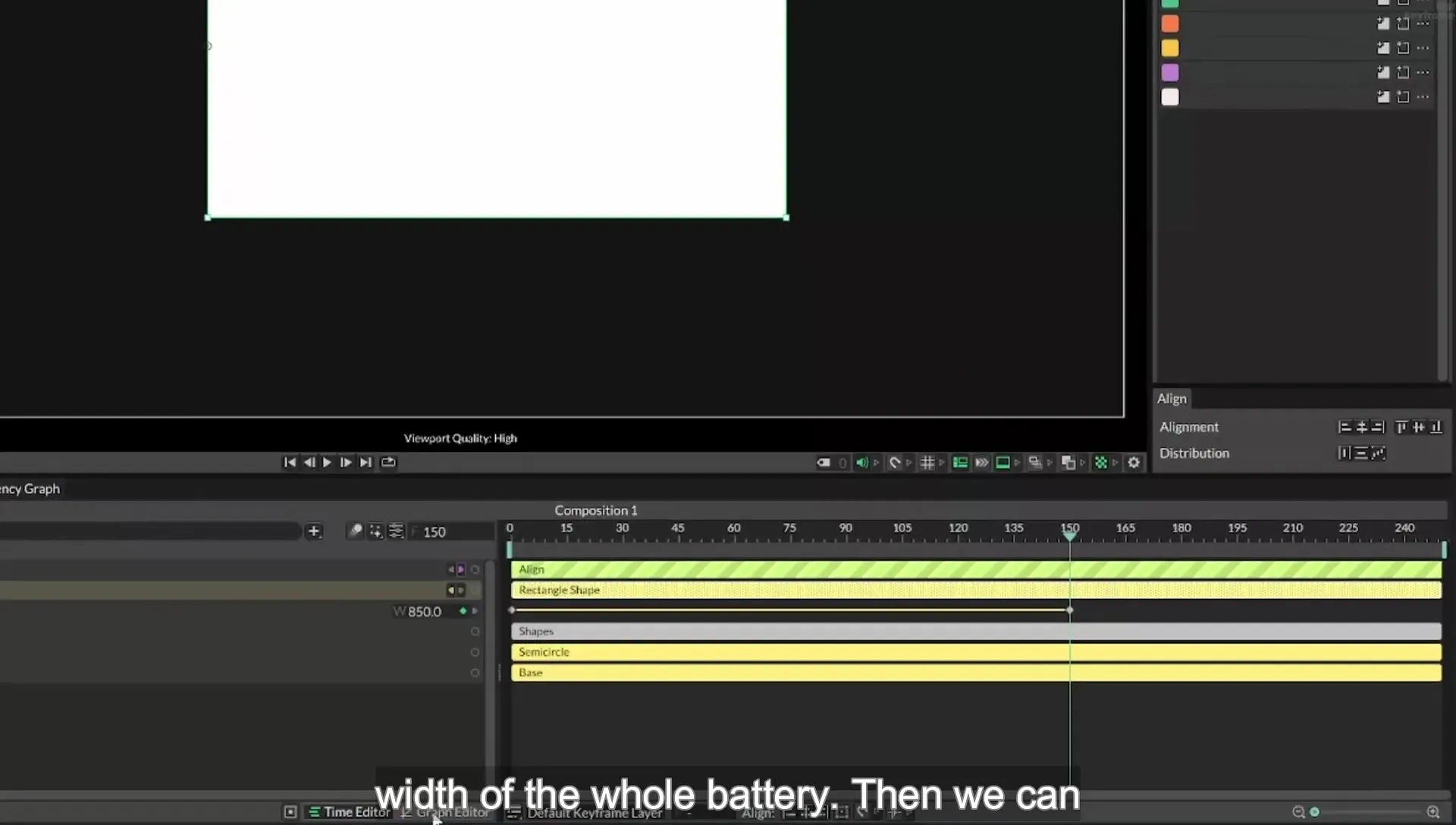 09 Animate a Battery using Masks in Cavalry App - Image 613