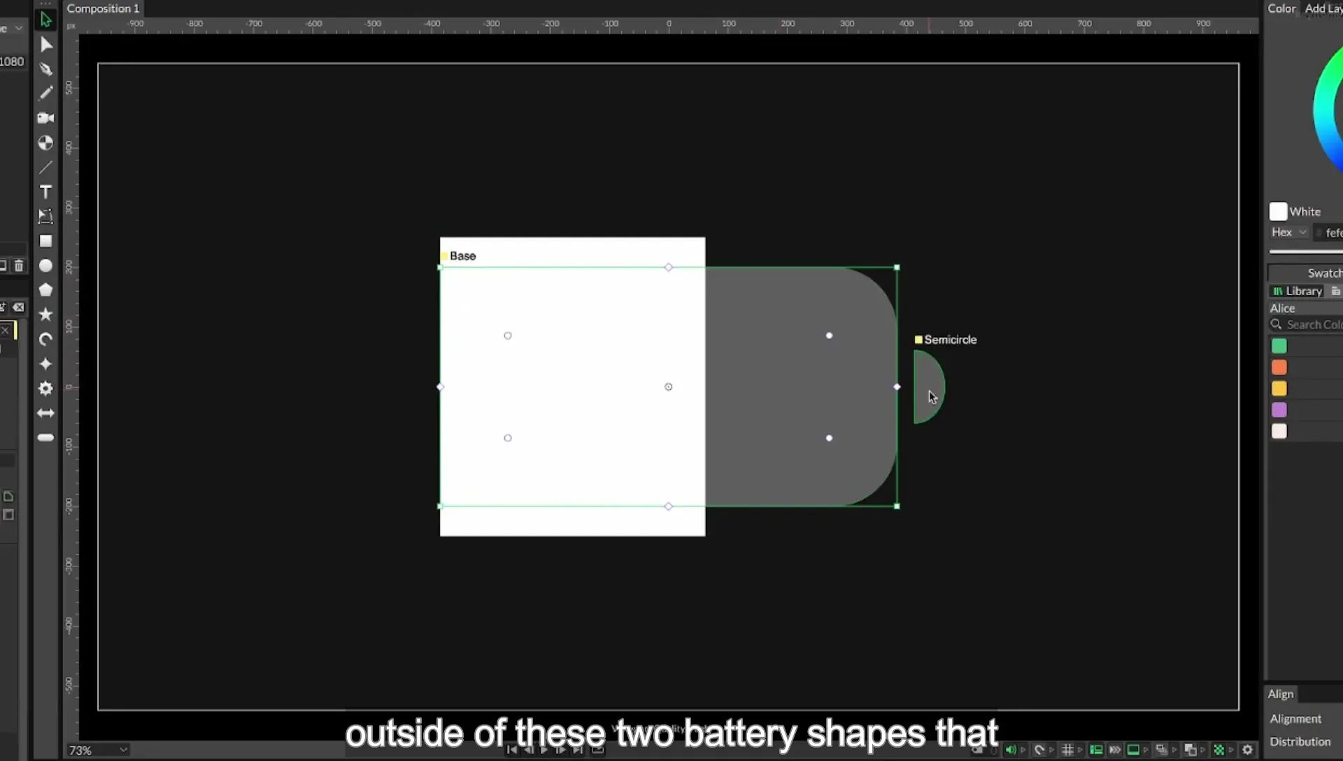 09 Animate a Battery using Masks in Cavalry App - Image 702