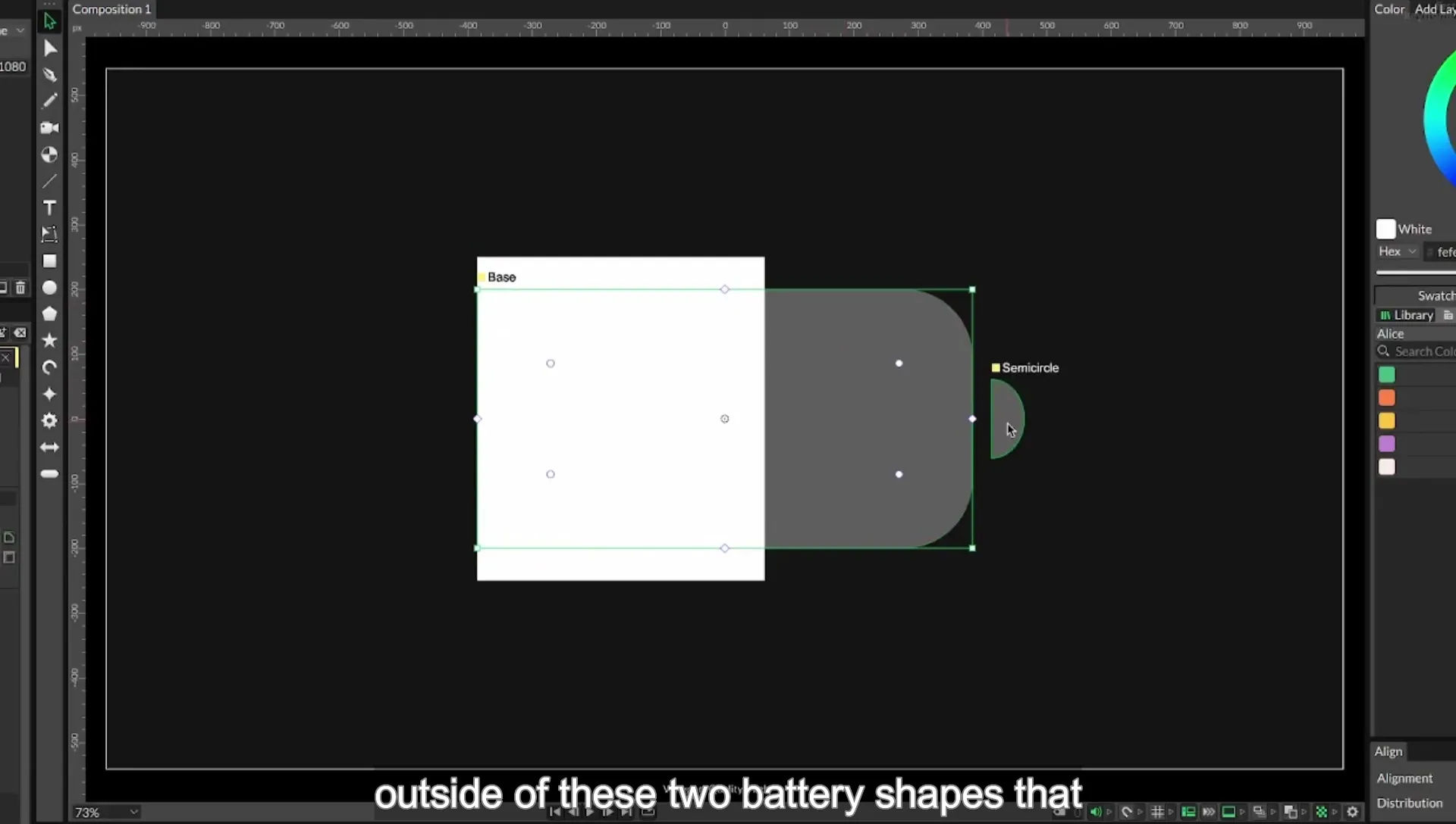 09 Animate a Battery using Masks in Cavalry App - Image 703