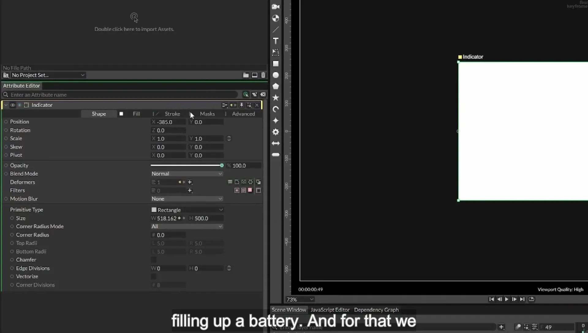 09 Animate a Battery using Masks in Cavalry App - Image 795