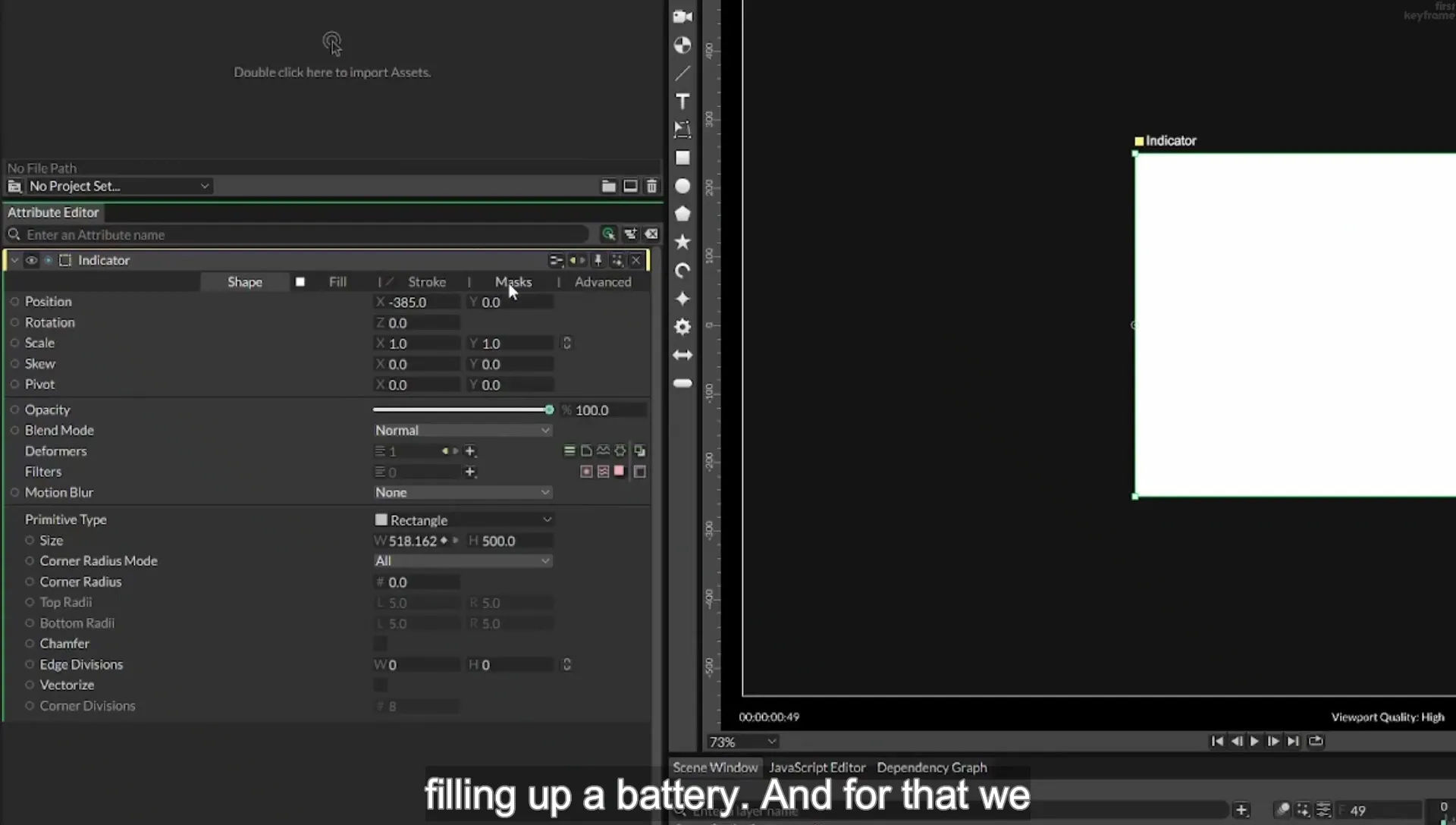 09 Animate a Battery using Masks in Cavalry App - Image 796