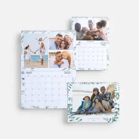 Personalised wall calendars