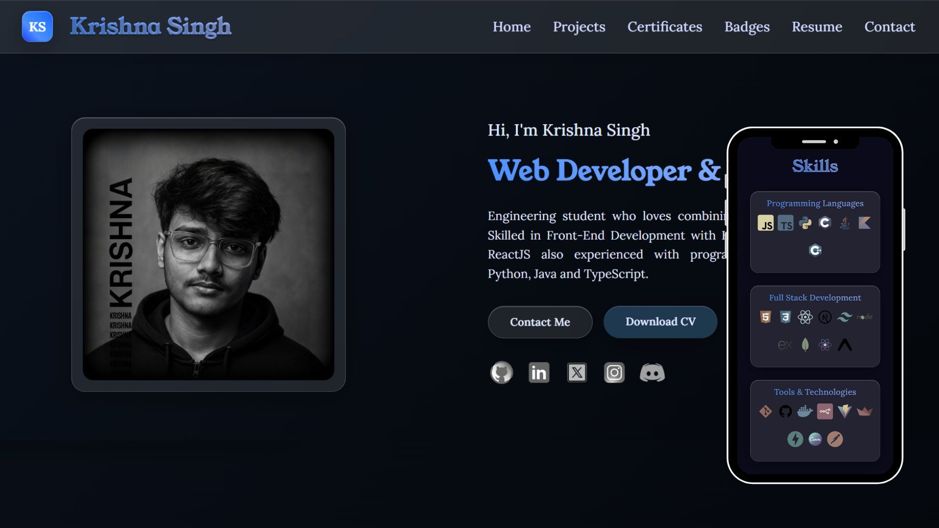 Krishna Singh - Full-Stack Systems Engineer | krishnasinghprojects