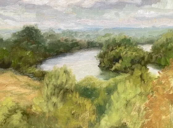 The View From Richmond Hill in September
