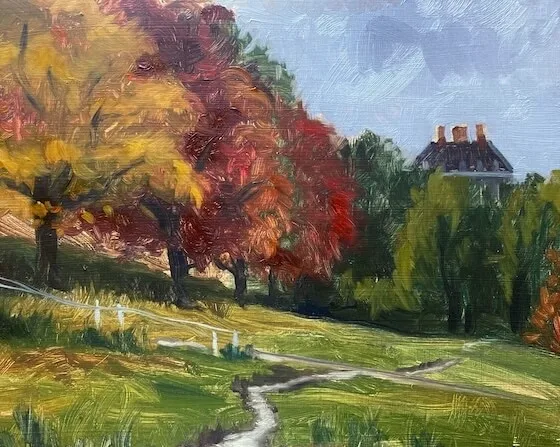 A preview of the painting