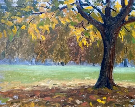 A preview of the painting