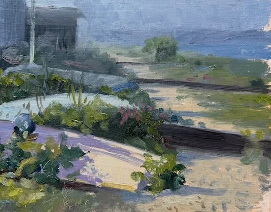 A preview of the painting