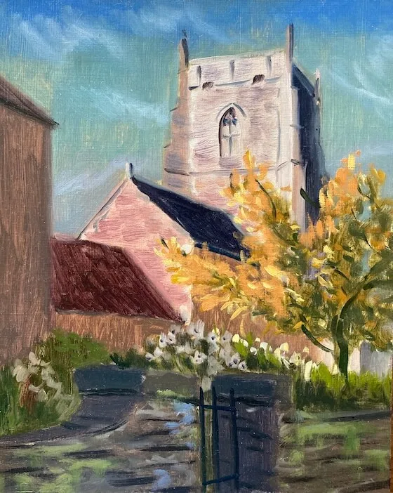 A preview of the painting