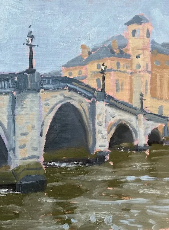 Richmond Bridge in January