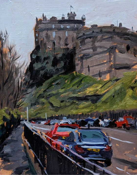 Edinburgh Castle on NYE