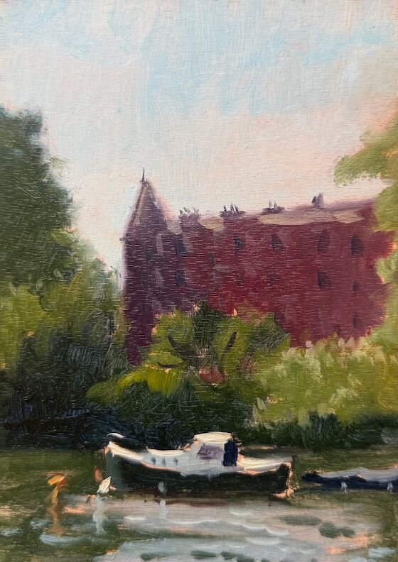 Anchored on the Thames