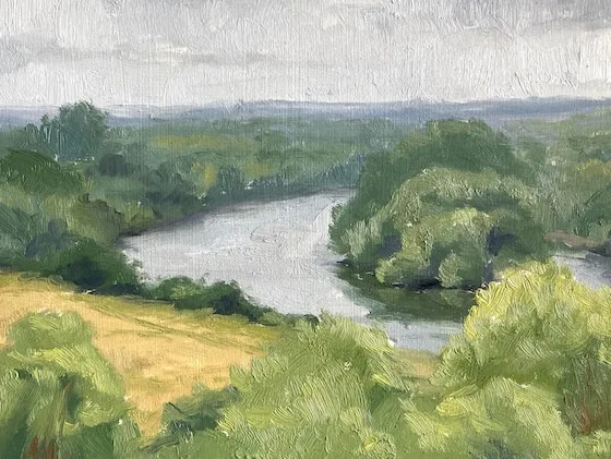 A preview of the painting