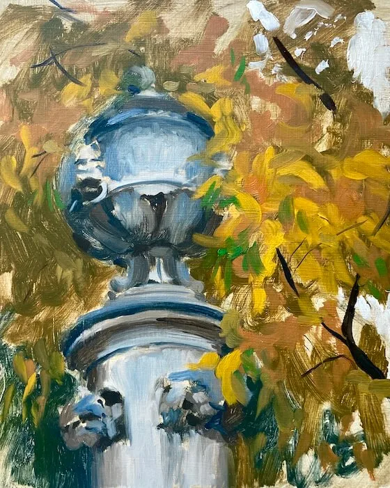 A preview of the painting